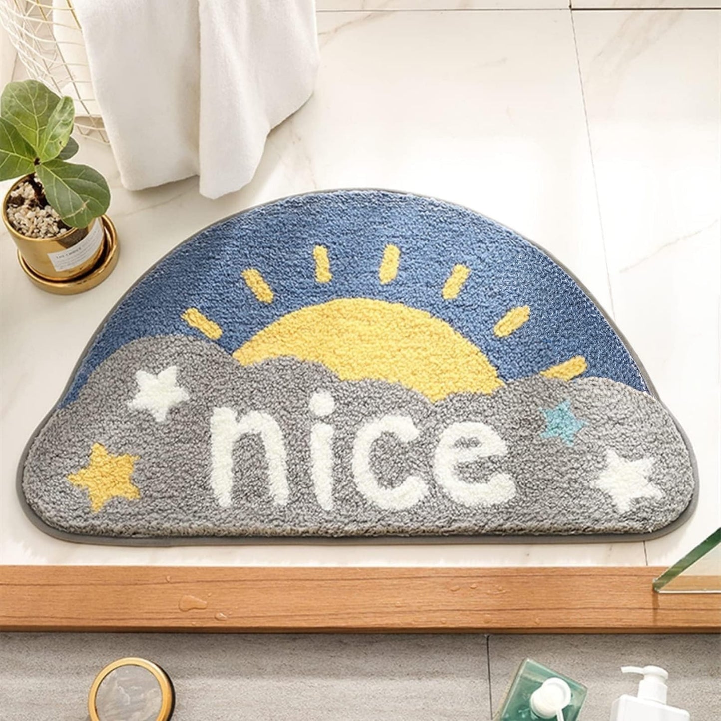 Sunrise “Nice” Bathmat – Soft, Absorbent & Anti-Slip