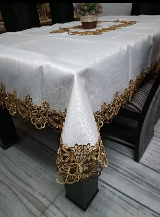 8 seater silk Dining  Sheet